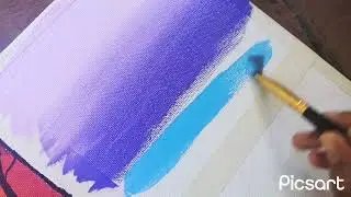 How to paint Rainbow 🌈🌈 sky, Colours mixing idea &hearts;️💛💙💜💚💝🤍🖤🌈 Step by step , easy art tutorial