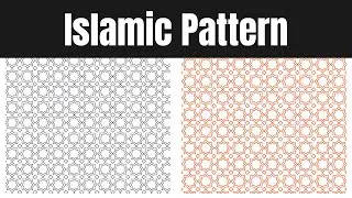 Creative pattern design in illustrator || Islamic Pattern Design