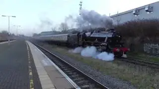 LMS 5MT 45305 'Alderman A E Draper' at Small Heath Railway Station with 'The Polar Express'