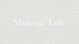 1968 Sharon Tate Rare Footage
