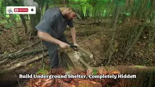 Inside a Secret Bushcraft Shelter &mdash; Built to Stay Warm and Unseen