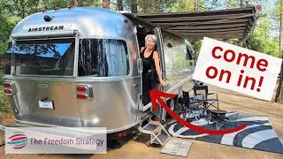 Загляните внутрь нашего Airstream | Тур Globetrotter