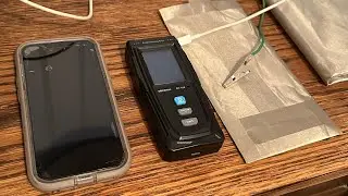CELL PHONE GROUNDED FARADAY POUCH