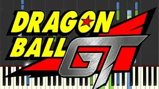 Dragon Ball GT - Opening (Bit by Bit...-Dan Dan...) (Piano Tutorial, Synthesia)
