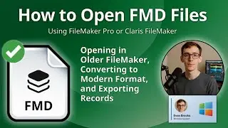 FMD File Tutorial: Opening FileMaker Pro Database Files