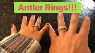 How to make a ring from deer antler!! Poor boy lathe!!