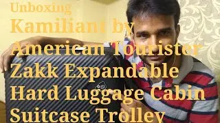 Распаковка чемодана-тележки Kamiliant от American Tourister Zakk с возможностью расширения и хранения