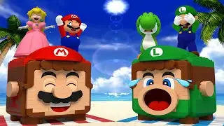 Mario Party 4 Minigames - Peach VS Mario VS Yoshi VS Luigi (Master Difficulty)