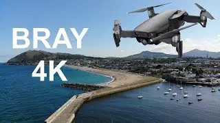 Bray, Ireland by Drone. 4K.