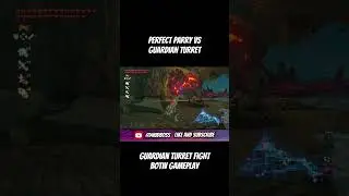 SHIELD PARRY VS GUARDIAN TURRET 🔥🔥🔥 | BOTW Gameplay Moments #botw #zelda
