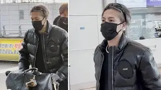 Jackson Wang at Incheon Airport ✈️ to Mumbai - India for Lollaplooza 2023