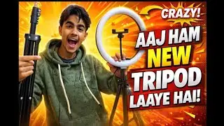 👉 Aaj Ham New Tripod Laaye Hai 😱 Full YouTube Setup Upgrade | Crazy Ring Light Unboxing!