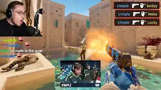 ohnepixel can't stop glazing s1mple...