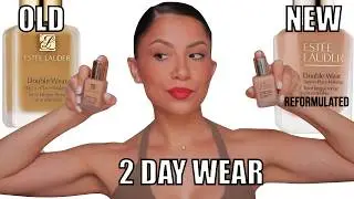 New vs. Old: I wore the reformulated Est&eacute;e Lauder...