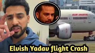 Elvish Yadav&rsquo;s Flight Engine FAILS Mid-Air 😱 | IndiGo Scare!&rdquo;