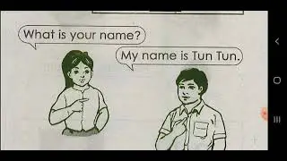 Myanmar English textbook Grade 2'lesson 11.