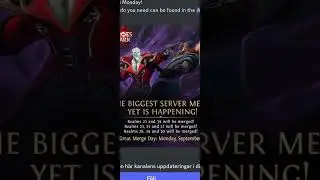 Server merge, Heroes of the Dark, one minute video by LENKEN