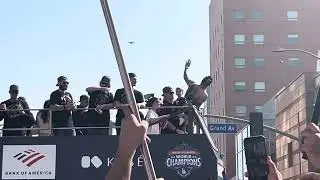 2025 Dodgers World Series Championship Parade @ Walt Disney Concert Hall