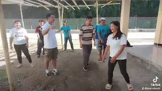 Zumba dance activity of Barangay Officials of Barangay Apang for the month of March 2025.   L