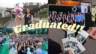 高中畢業Graduation VLOG | 在薇閣的最後一天:))
