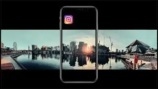 How to Create a SEAMLESS Multi Post PANORAMA for Instagram