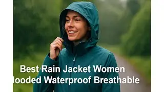 ☔ 33 000 футов водонепроницаемая женская куртка-дождевик | Лучшая женская куртка-дождевик с капюш...