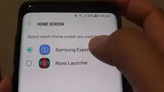 Samsung Galaxy S9 / S9+: Change Default Home Screen Launcher App (Samsung Experience Home)