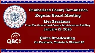 Cumberland County Commissioners Regular Board Meeting January 27, 2026