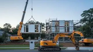 Modern Architecture, Home Construction Time lapse, Luxury Real Estate, Dream Home Build, Modern Hous