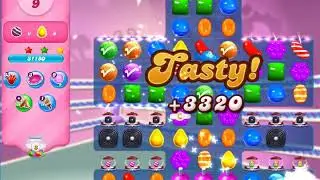 Candy Crush 3238 No boost 3 stars Highest on leader Ranked up to 45 and reward Round !