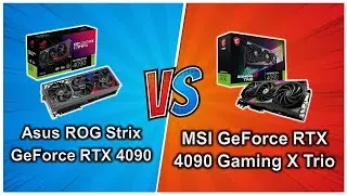 Asus ROG Strix GeForce RTX 4090 vs MSI GeForce RTX 4090 Gaming X Trio
