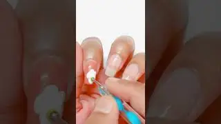 Fried egg nail art 💅 #shorts #nailart #ytshorts