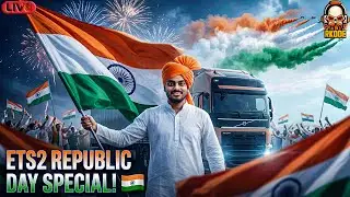 REPUBLIC DAY SPECIAL ETS2 TRUCKERSMP CONVOY | MOZA TRUCK STEERING WHEEL GAMEPLAY | RKODE GAMING