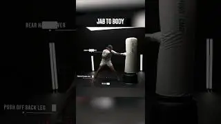 KICKBOXING JAB TO BODY | Step by Step Breakdown | Slo Mo  #boxing #training #fightcamp #boxingmoves