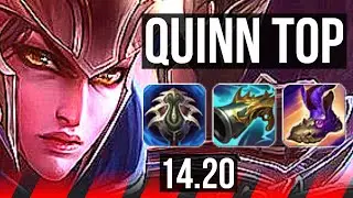 QUINN vs OLAF (TOP) | Dominating | EUW Diamond | 14.20