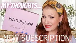 AGHHH NOT GREAT! UNBOXING THE *NEW* BEAUTY SUBSCRIPTION FROM PRETTY LITTLE THING