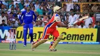IPL 2014: RCB fall of wickets vs RR IPL 7 2014 26 April 26/04/2014