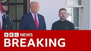 Zelensky arrives at White House for talks with Trump | BBC News