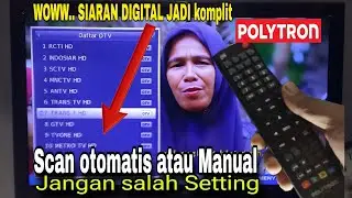 Cara Mencari Siaran Digital di tv Polytron yang hilang dan tidak ada sinyal