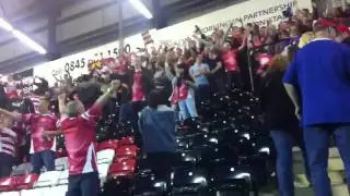 Wigan Warriors fans celebrating 17/6/2011