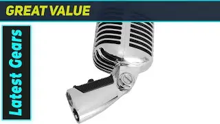 GOWENIC Vintage Microphone: The Ultimate Retro Mic for KTV & Parties!