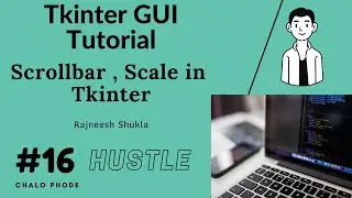 Scale + Scrollbar in Tkinter(GUI) with Python #16👍