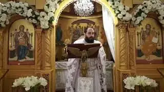 عظة الأب سيرافيم (طرزي) أحد توما 9-5-2021
