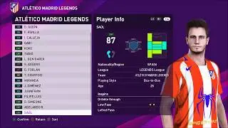 Atletico Madrid Legends PES 2020