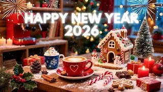 Happy New Year 2026 ✨ Sweet Coffee Jazz Music & Holiday Bossa Nova Instrumental for Stress Relief