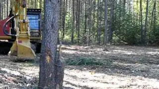 GEN3 Disc Mulching Attachment on a CAT 320D  - Advanced Forest Equipment