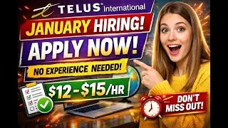 Work From Home in 2026: TELUS International January Jobs