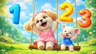 Counting 1 to 10 with DuDo & PiPi 🎵 | Swing Game & Fun Learning 🐾
