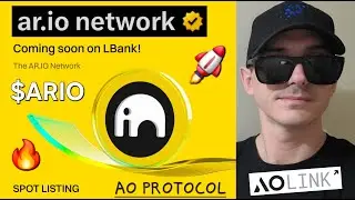 $ARIO - AR.IO NETWORK TOKEN CRYPTO COIN HOW TO BUY LBANK CEX ARIO AO PROTOCOL GATE ARWEAVE CHAIN NEW