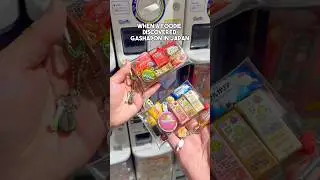 Находим милую миниатюрную еду #gashapon #gacha #capsuletoy, а затем ищем настоящую! #japan